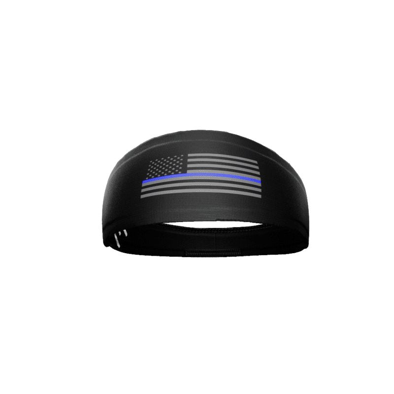 Tactical Thin Blue Line USA Flag Headband