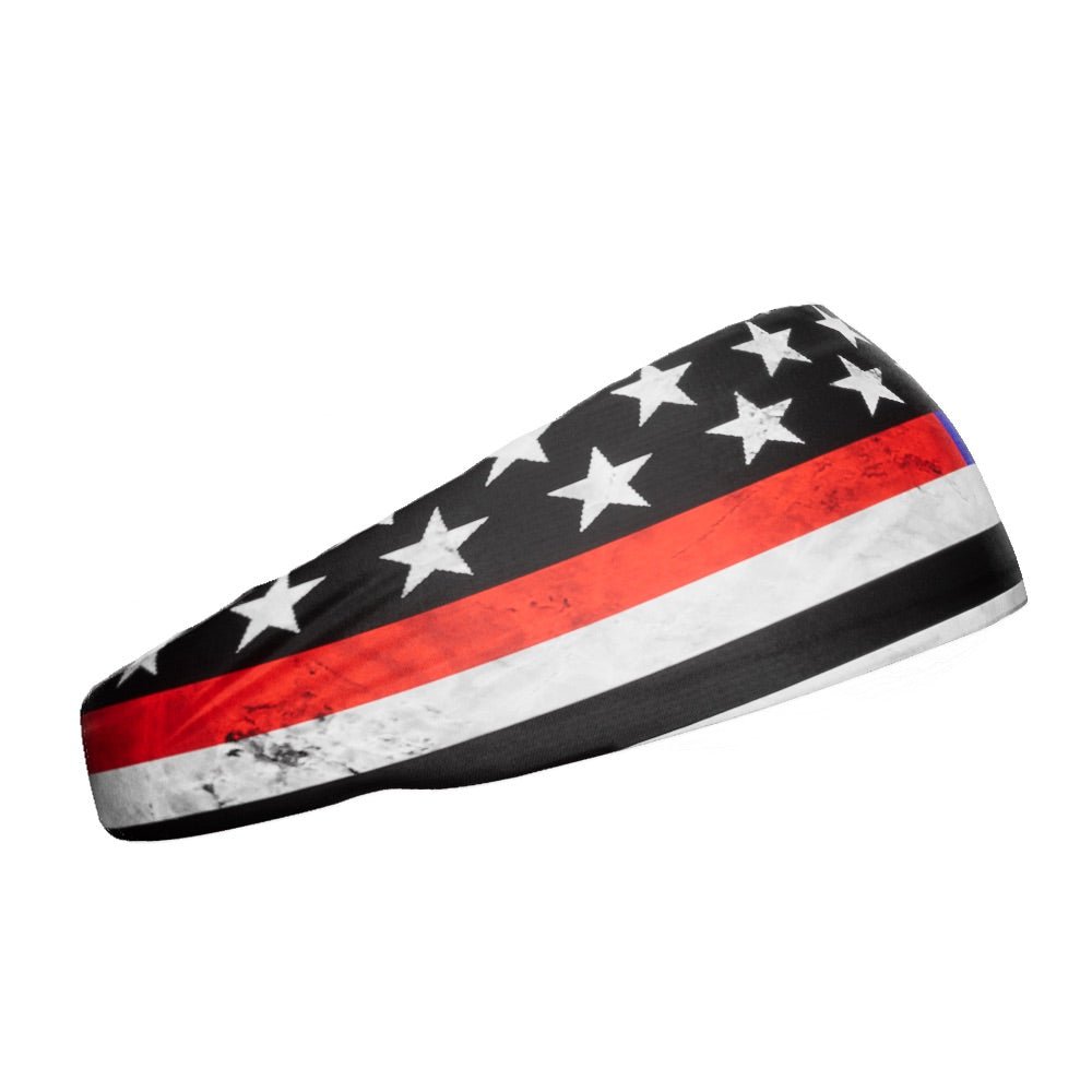 Thin Red and Blue Line Headband