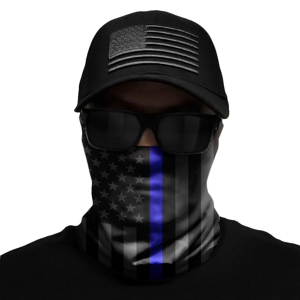 Thin Blue Line Multi-Use Face Bandana