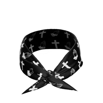 Praying Crosses Tie Headband