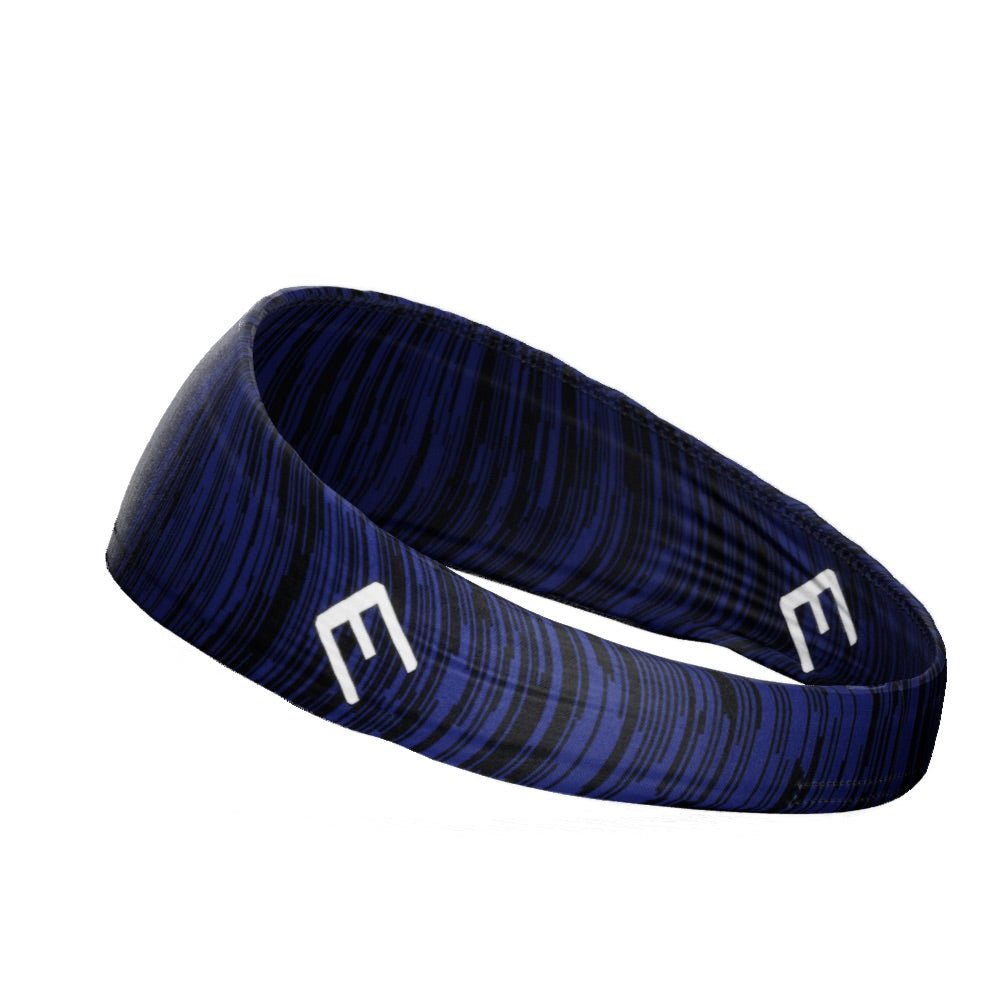 Blue Static Headband