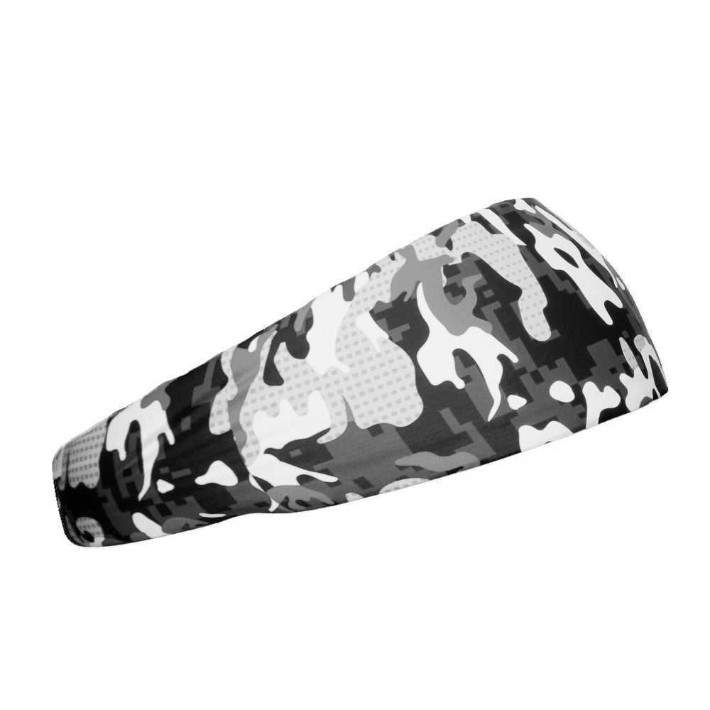 White Dual Camo Headband