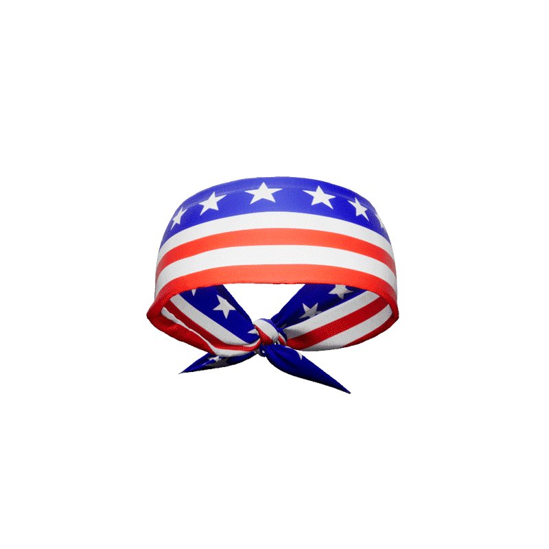 Stars & Stripes Tie Headband