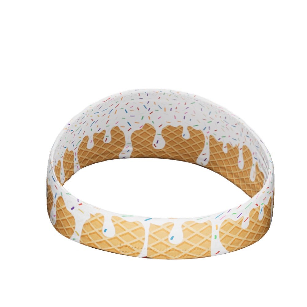 White Ice Cream Headband