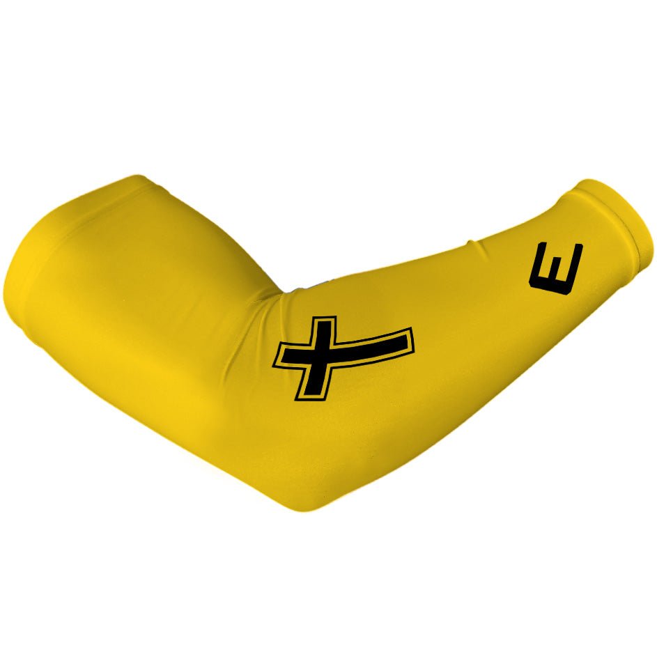 Faith Cross Yellow Arm Sleeve