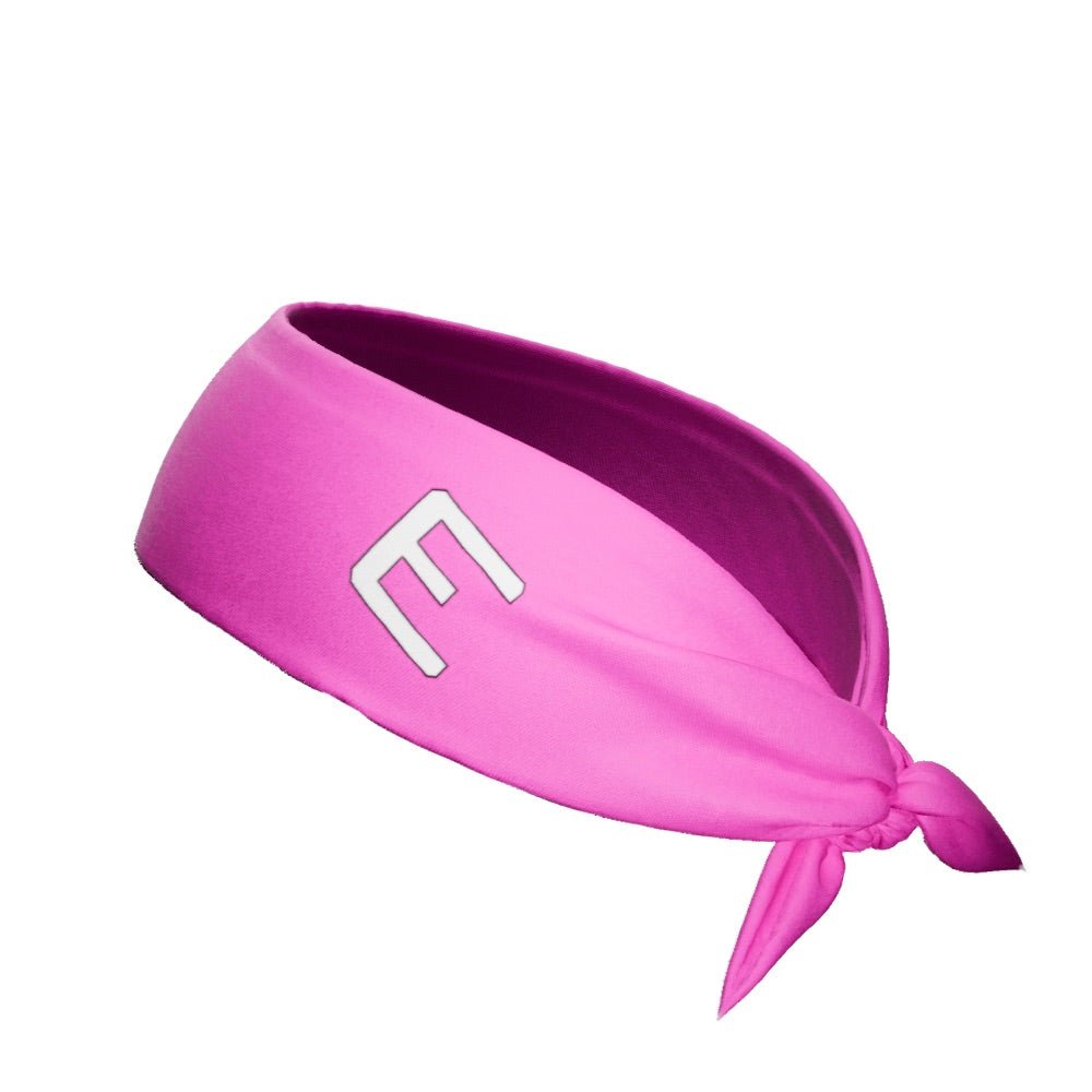 Pink Tie Headband