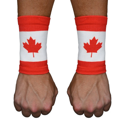 Canada Flag Wrist Support Sleeves