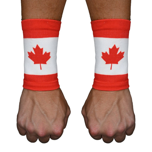 Canada Flag Wrist Support Sleeves