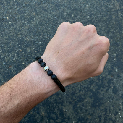 Volleyball Leather Bracelet