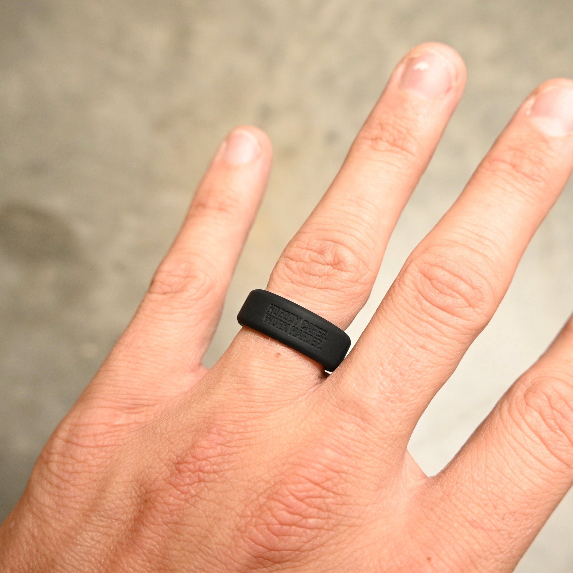 Nobody Cares. Work Harder. Silicone Ring