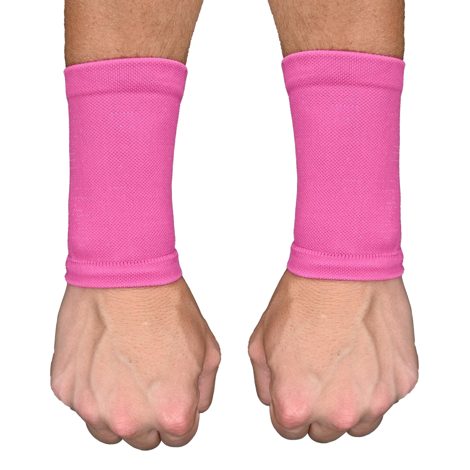 Pink Wrist Support Sleeves