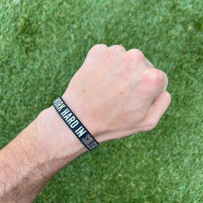 WORK HARD IN SILENCE Wristband