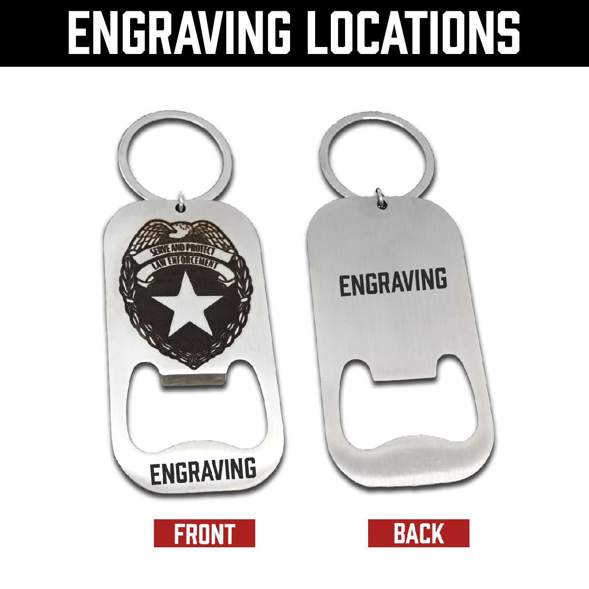 Law Enforcement Bottle Opener