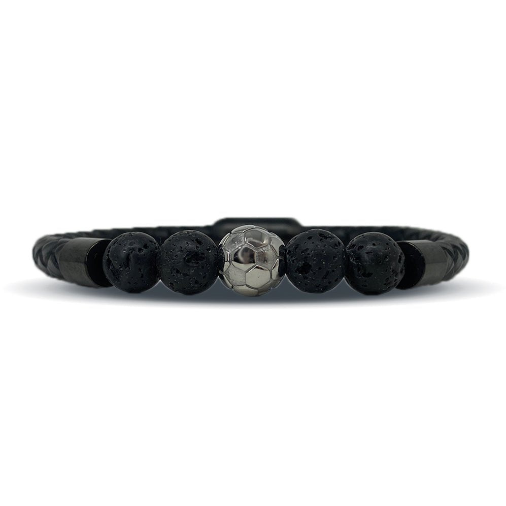 Soccer Leather Bracelet