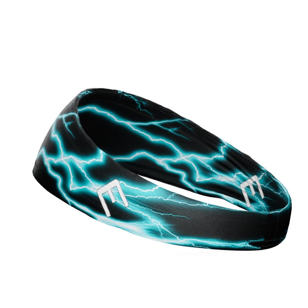 Cyan Lightning Headband