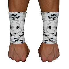 Snow Camo Wrist Support Sleeves