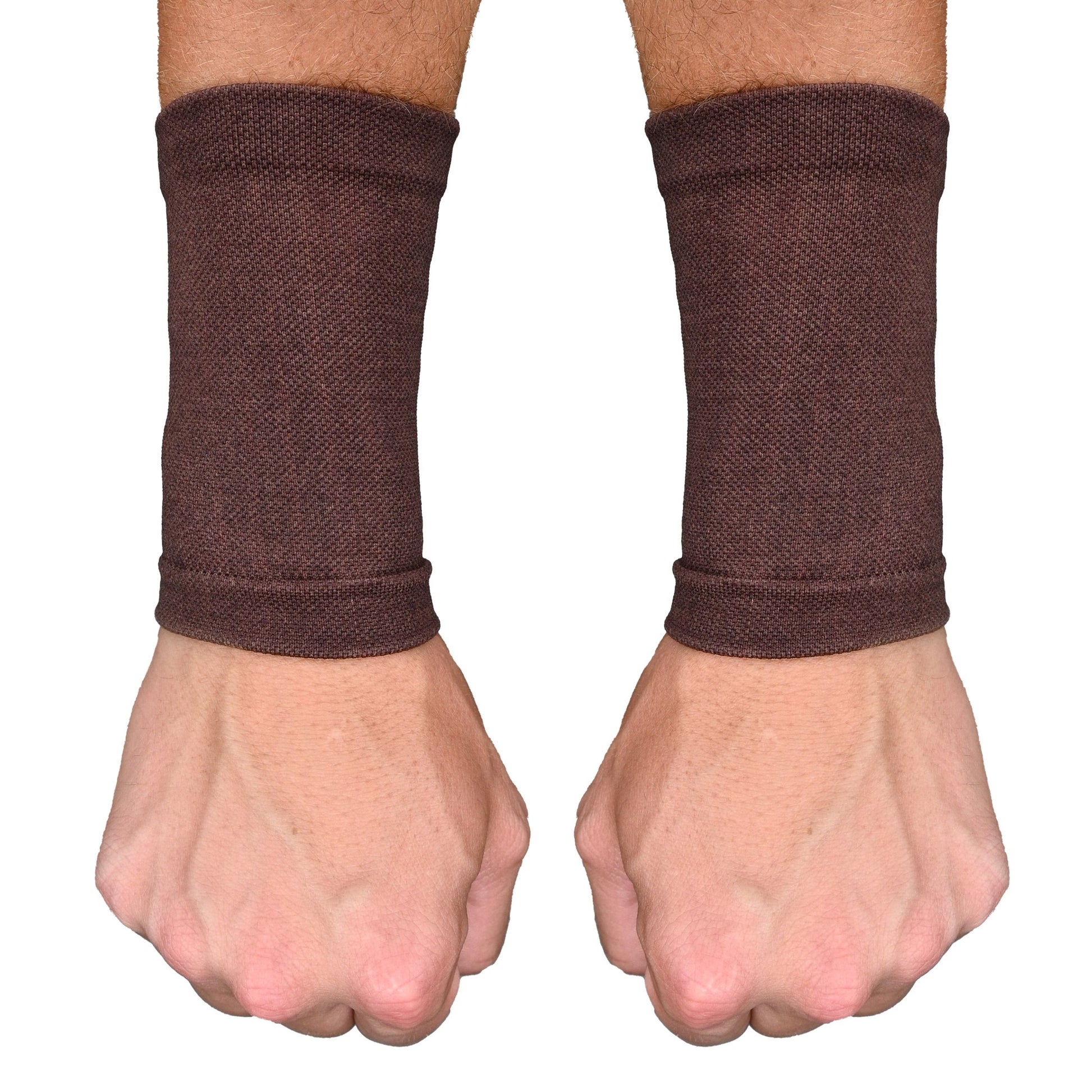 Brown Wrist Support Sleeves