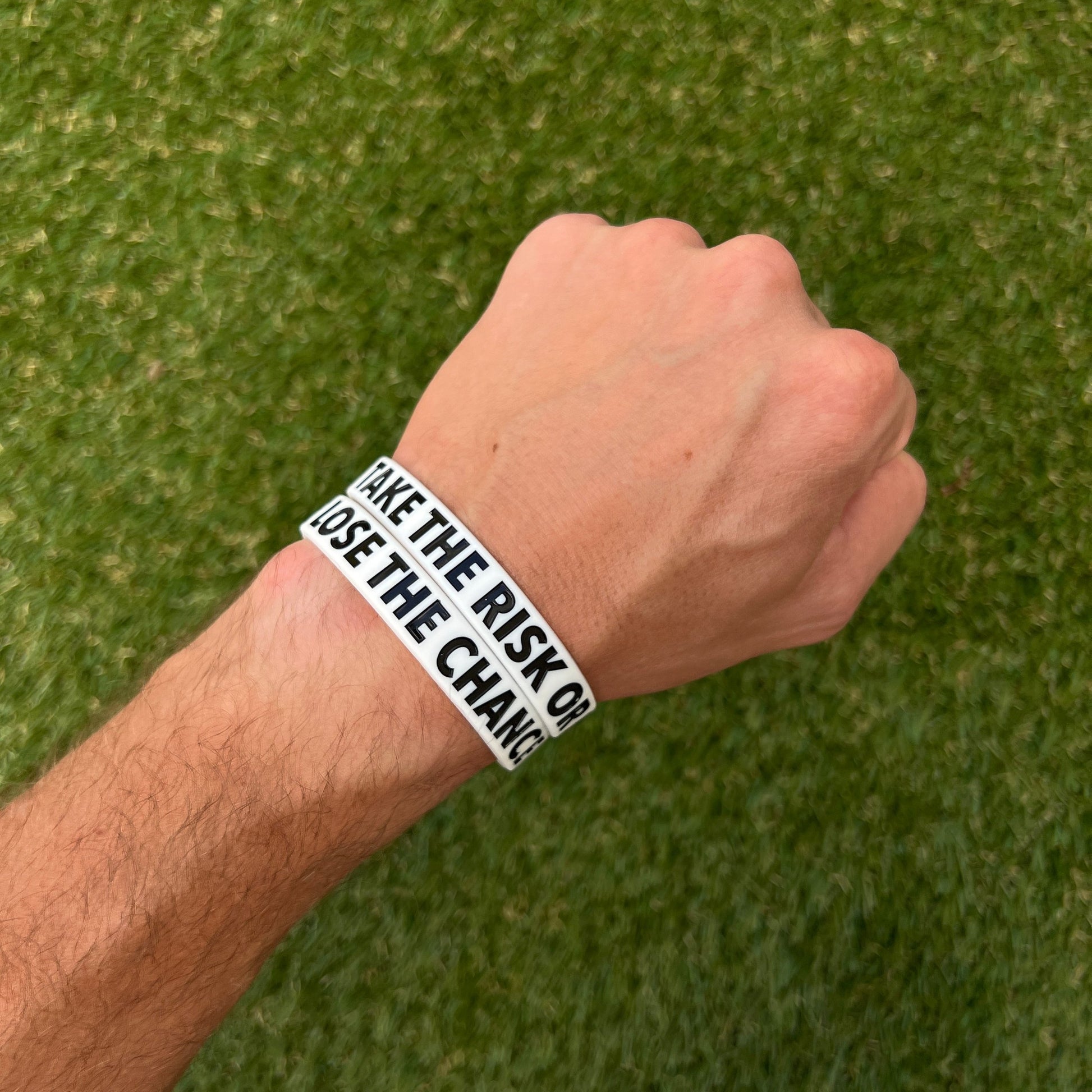 TAKE THE RISK OR LOSE THE CHANCE Wristband