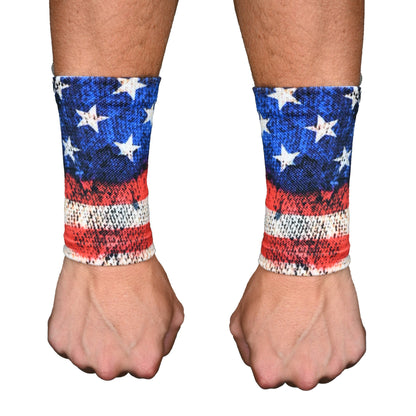 Old Glory Wrist Support Sleeves