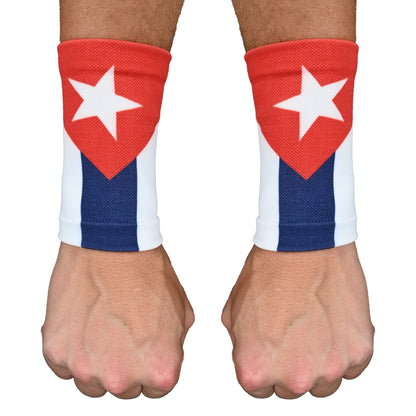 Cuba Flag Wrist Support Sleeves