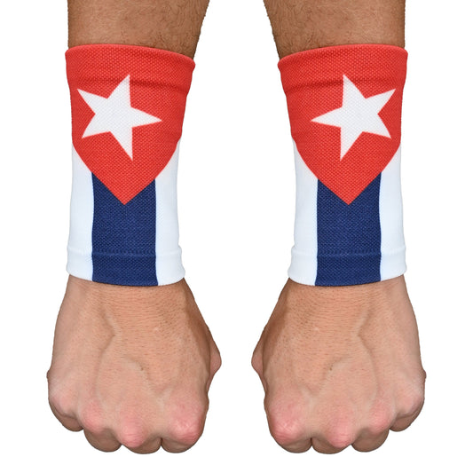 Cuba Flag Wrist Support Sleeves