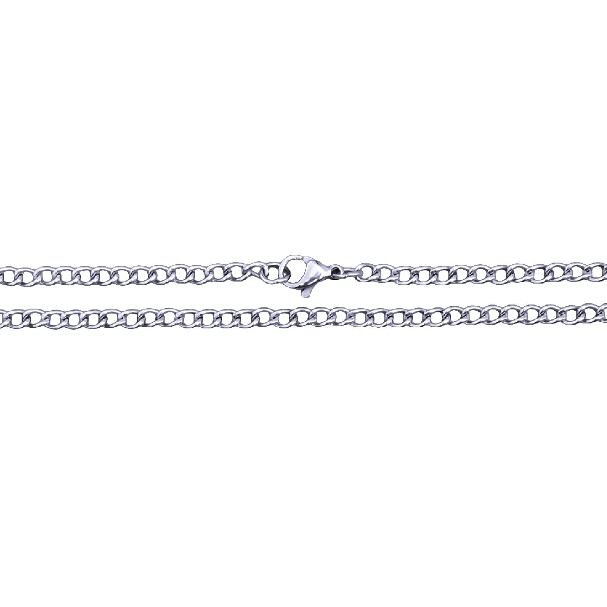 3mm Chain Necklace - Stainless Steel