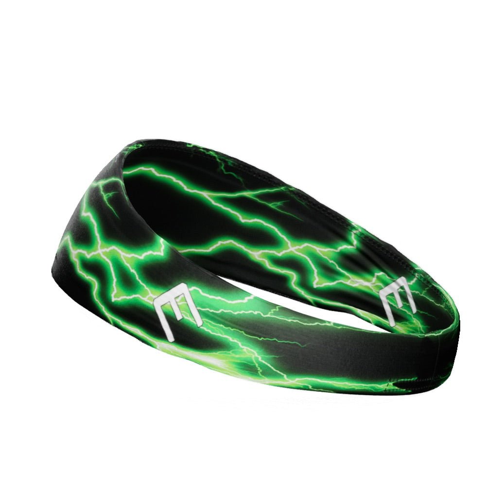 Green Lightning Headband