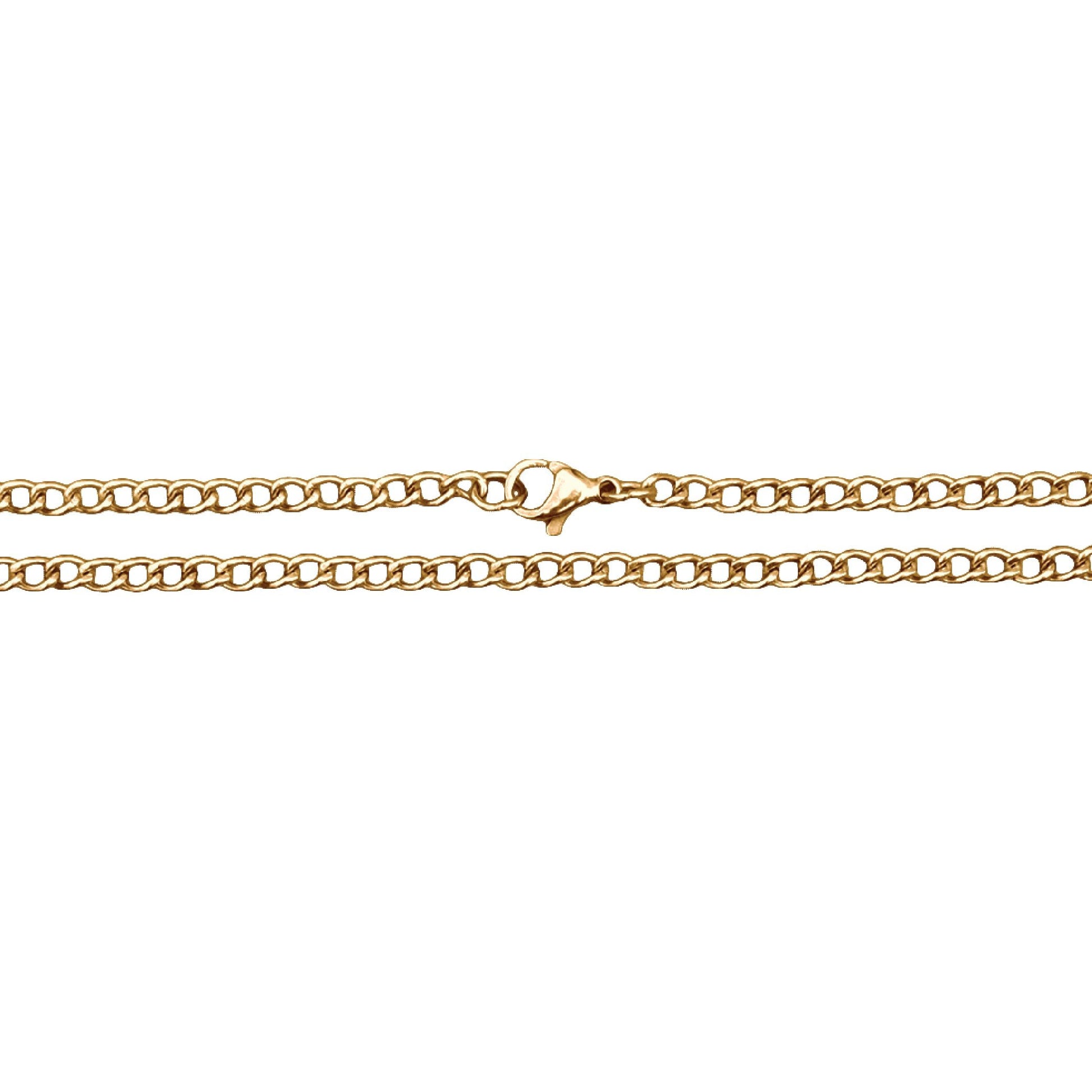 Chain Necklace - 14K Gold Plated Stainless Steel