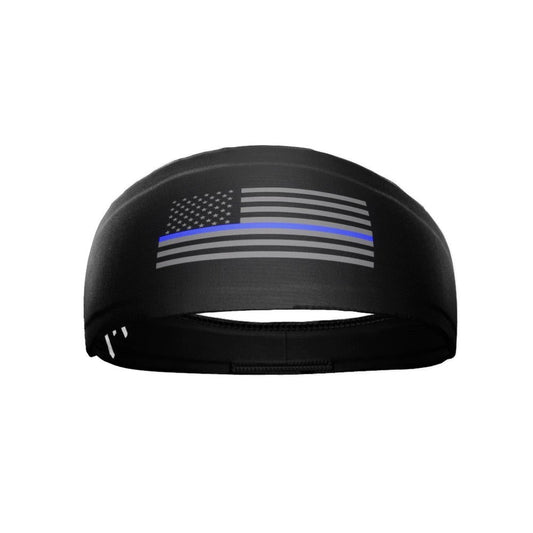 Tactical Thin Blue Line USA Flag Headband