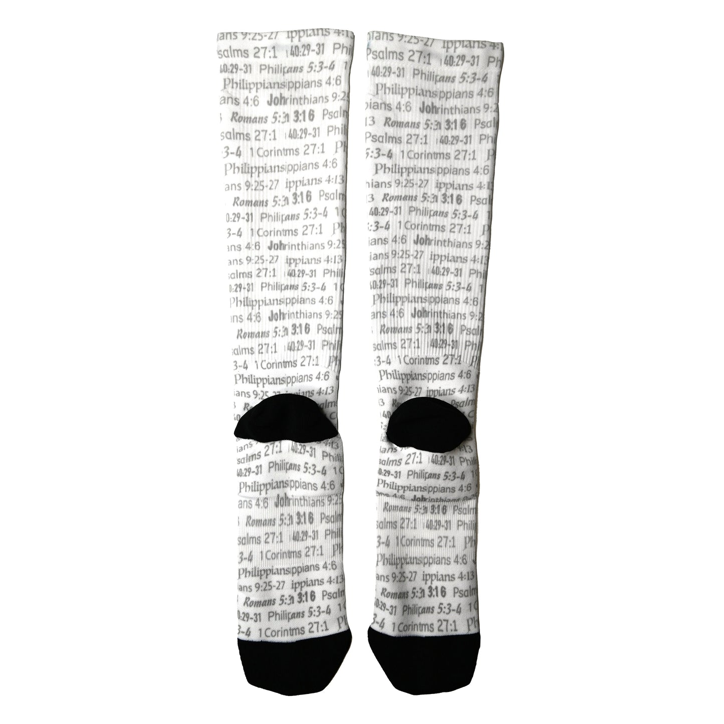 White BLESSED Compression Socks (20-30mmHg)