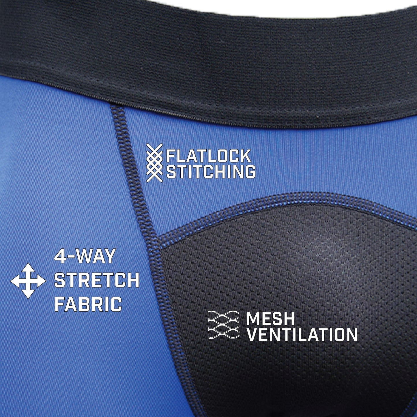 Blue Compression Tights