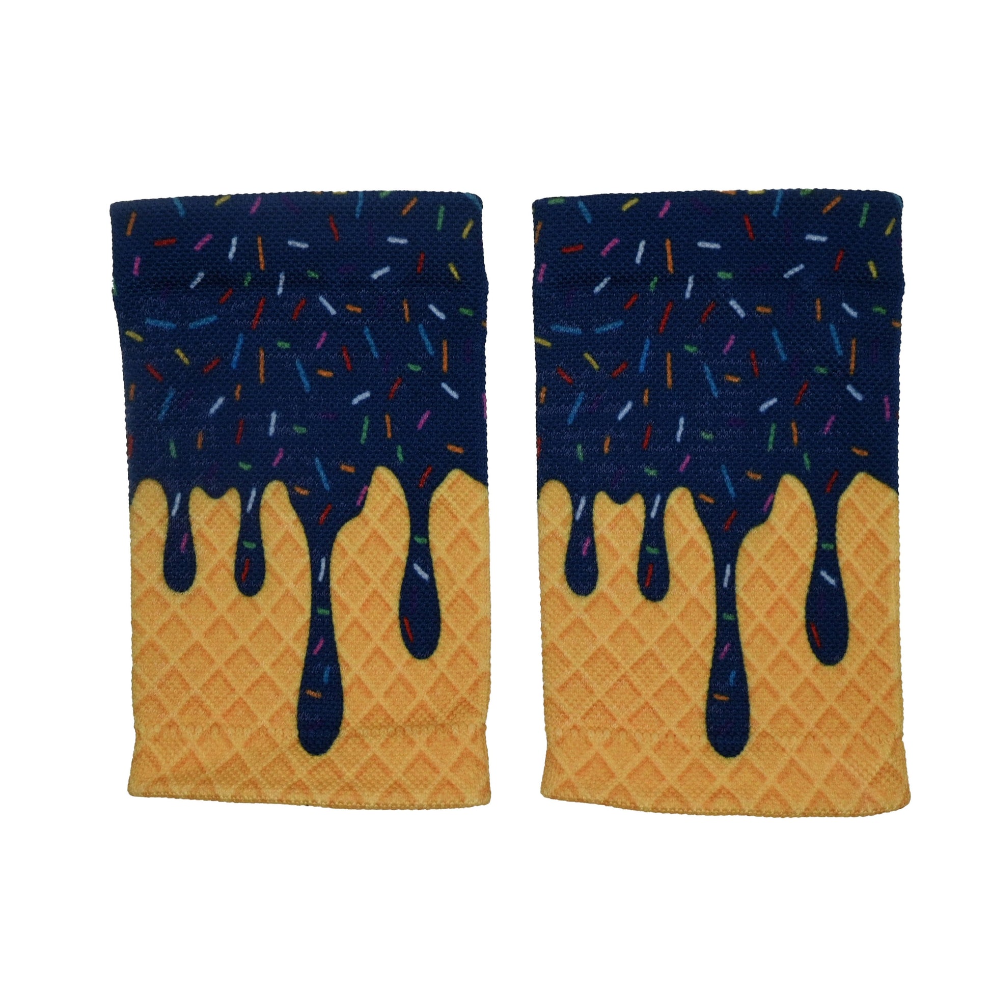 Navy Ice Cream Wrist Support Sleeves