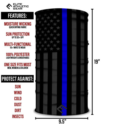 Thin Blue Line Multi-Use Face Bandana