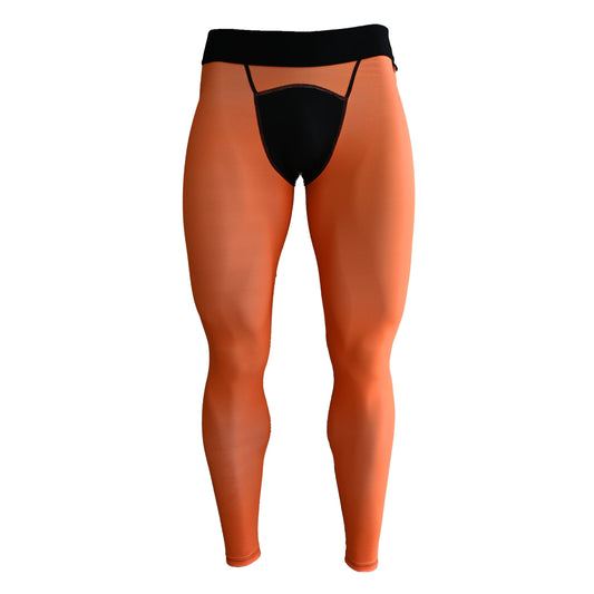 Orange Compression Tights