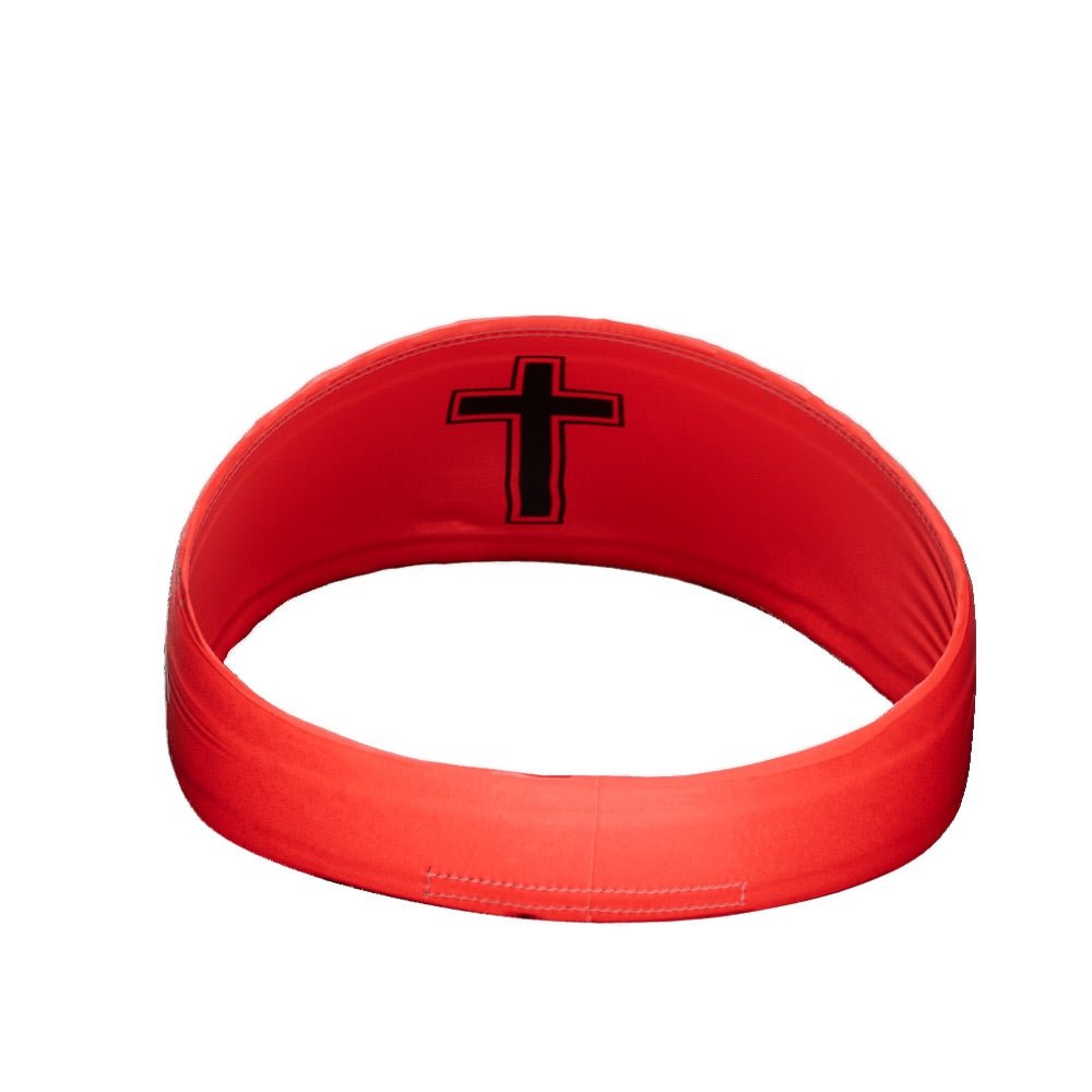 Faith Cross Red Headband