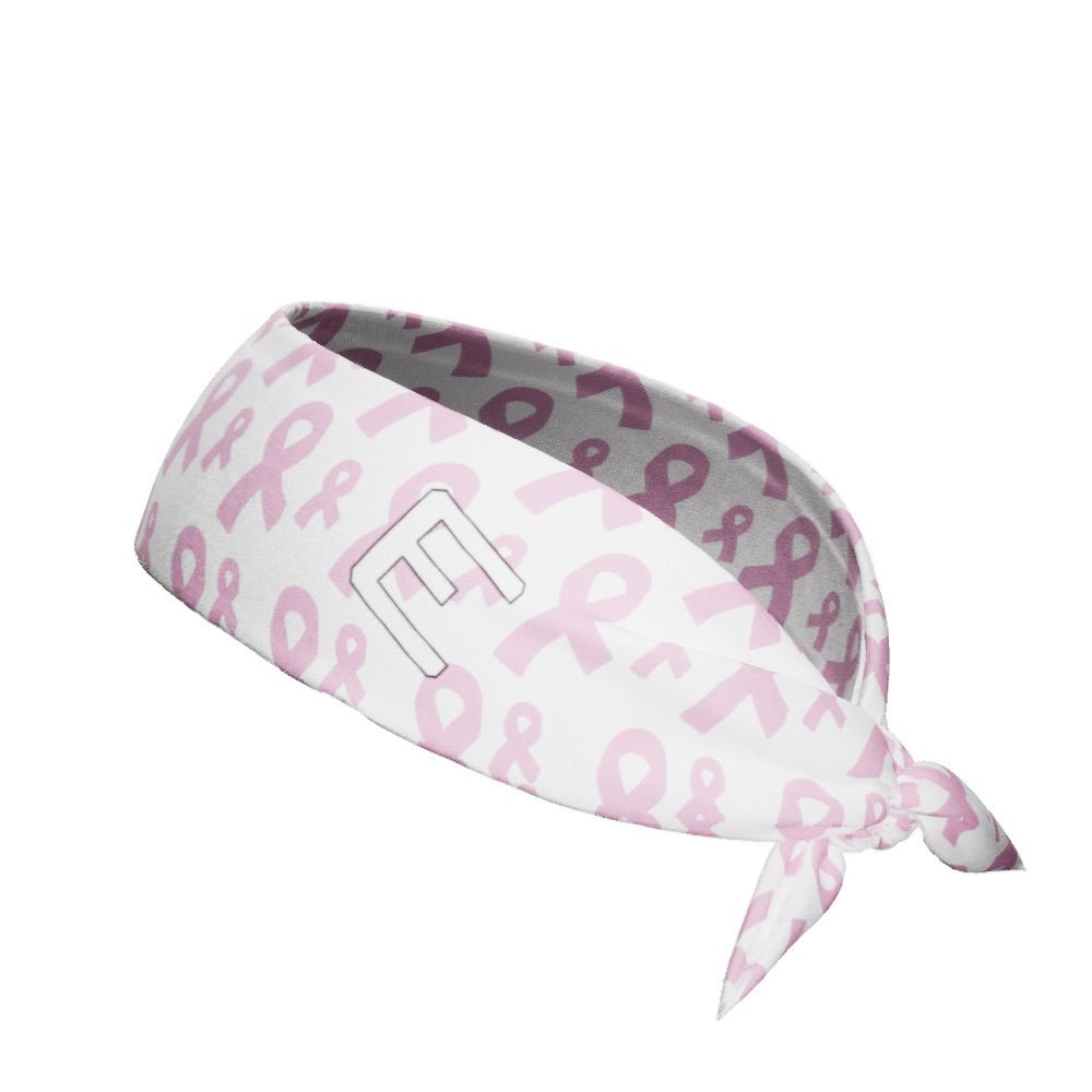 Breast Cancer Ribbons Tie Headband