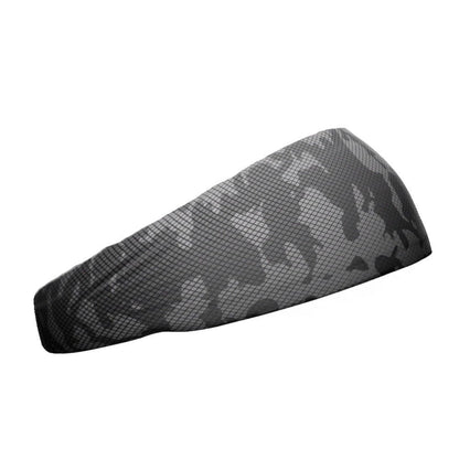 Gray Carbon Camo Headband