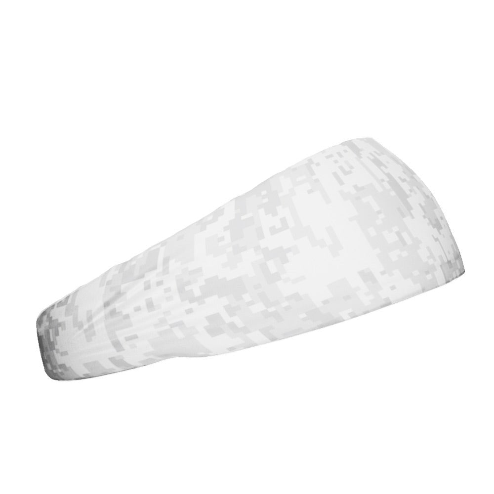 White Digi Camo Headband