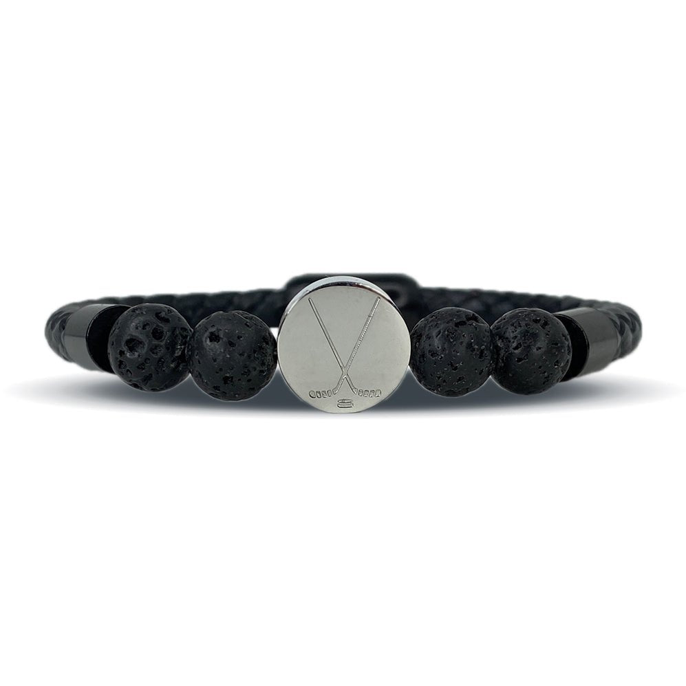 Hockey Leather Bracelet