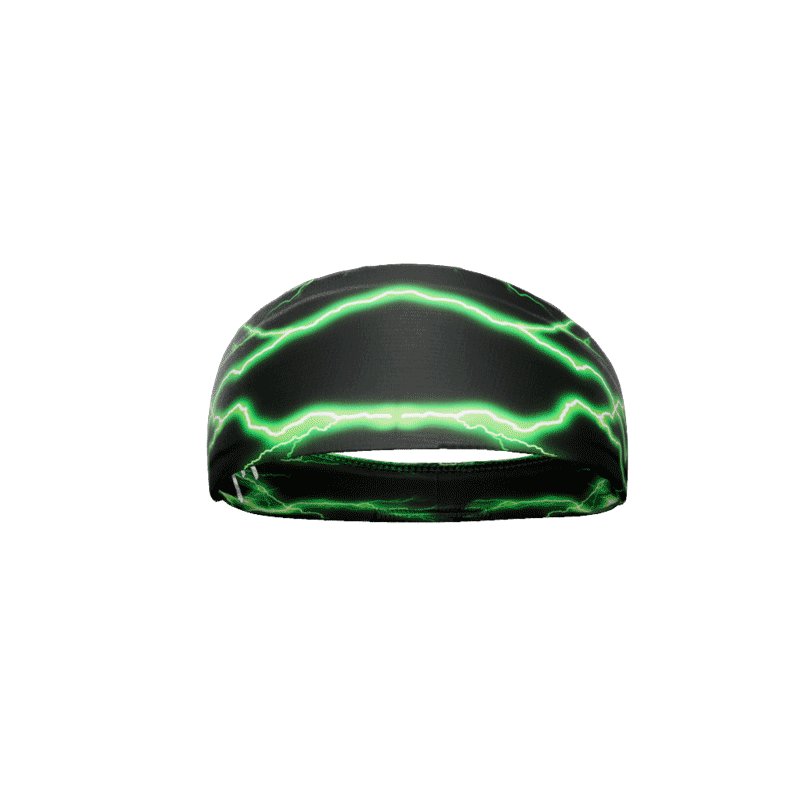 Green Lightning Headband