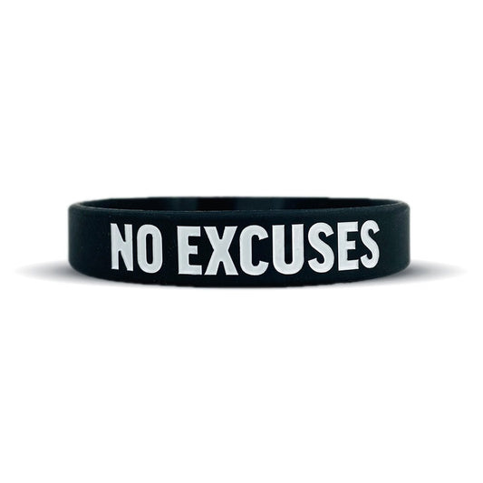 NO EXCUSES Wristband