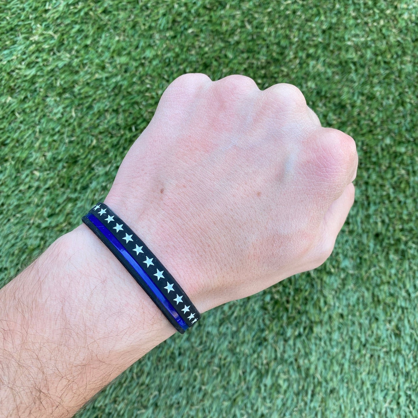 Thin Blue Line Wristband