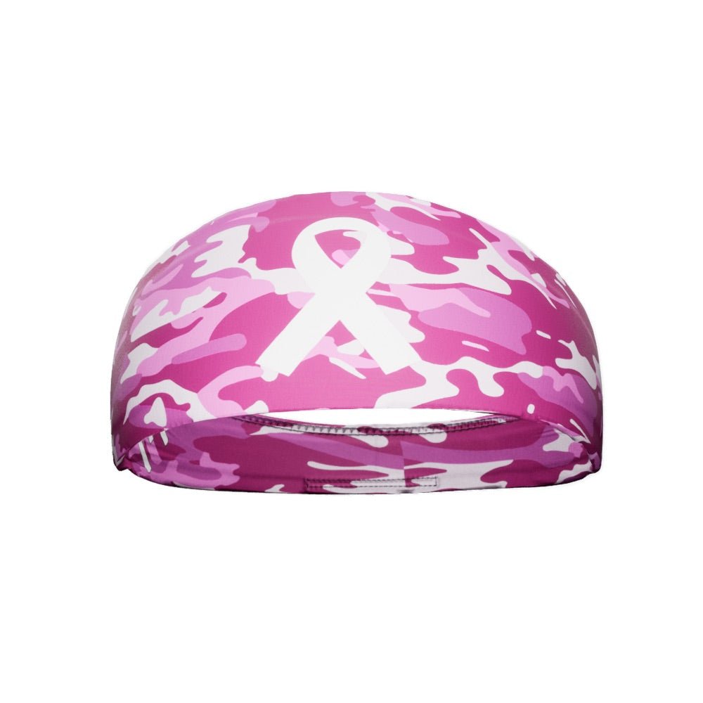 Pink Camo Breast Cancer Headband