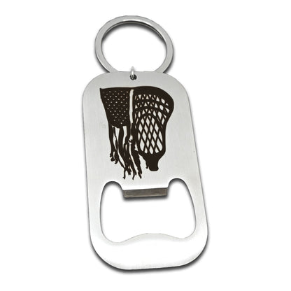 Lacrosse Flag Bottle Opener