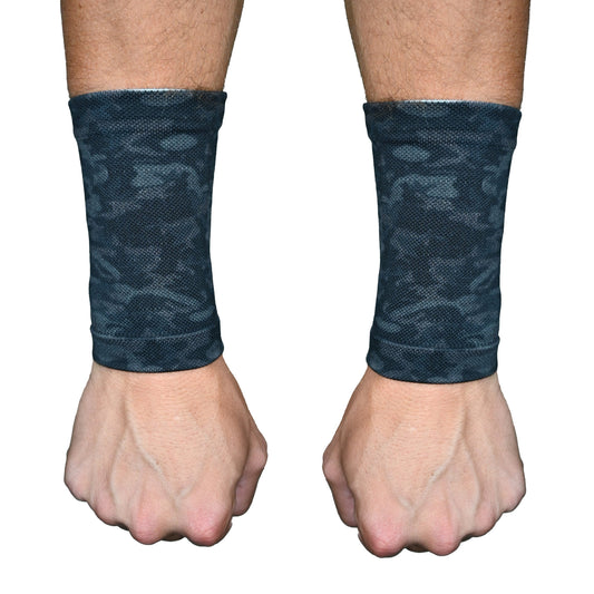 Blackout Camo Wrist Support Sleeves