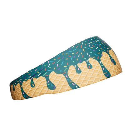 Teal Ice Cream Headband