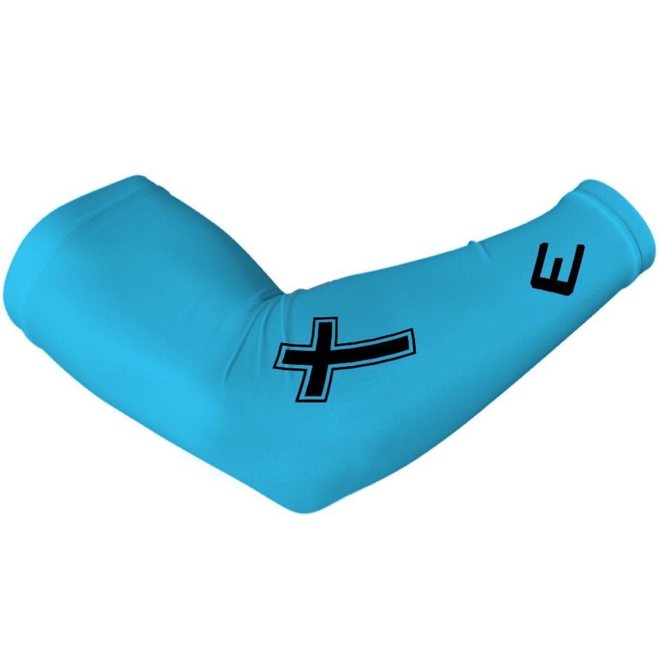 Faith Cross Light Blue Arm Sleeve