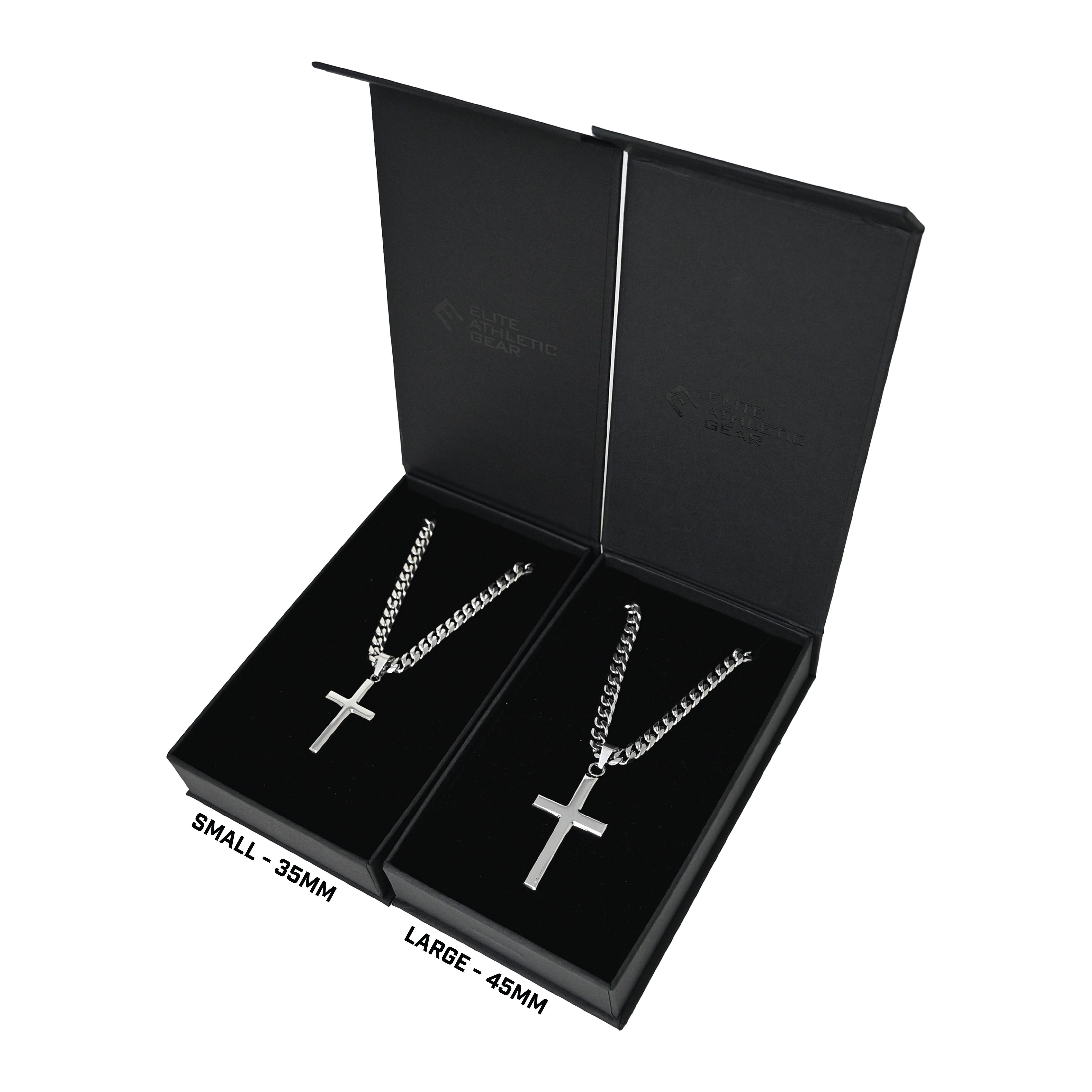 Pro Cross Pendant Necklace - Stainless Steel