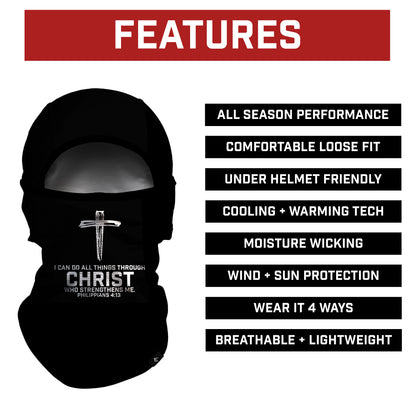 Philippians 4:13 Balaclava Mask (Shiesty)