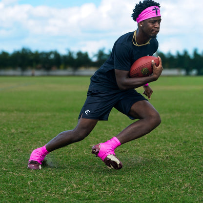 Pink Cleat Covers (Spats)